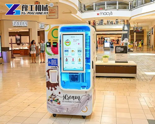 Coin Operated Ice Cream Vending Machine
