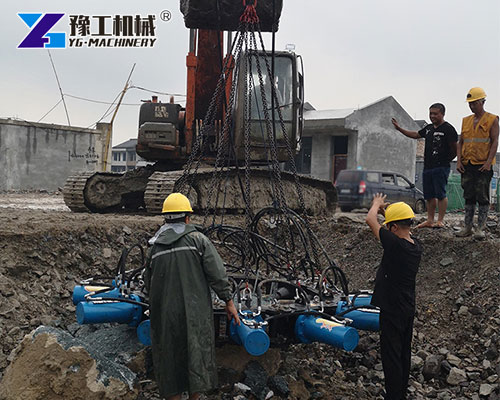 Concrete Pile Breaker Application