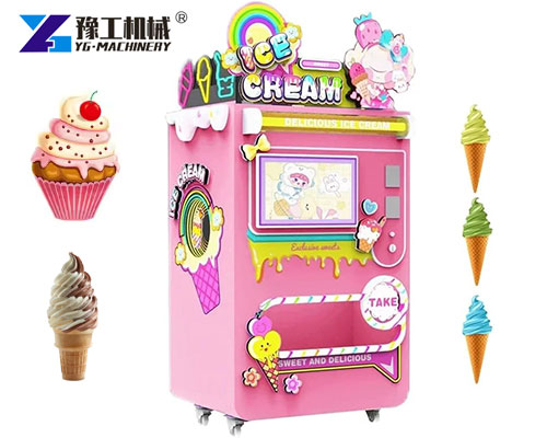 Soft Serve Ice Cream Vending Machine