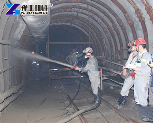 Cement Sprayer Machine Application