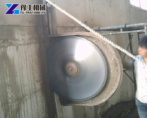 Concrete Wall Saw Machine Work