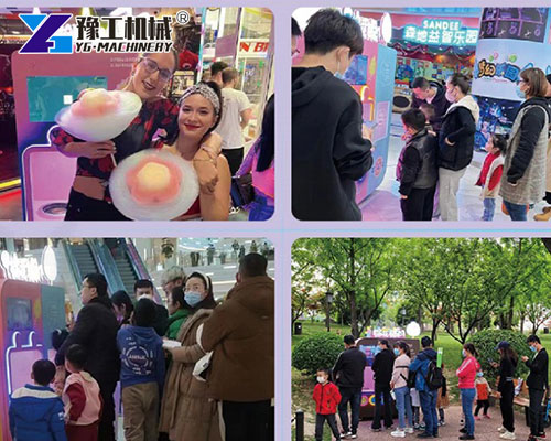 Cotton Candy Vending Machine Use scenarios