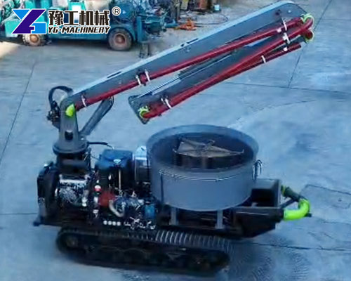 Crawler Concrete Mixer and Pump