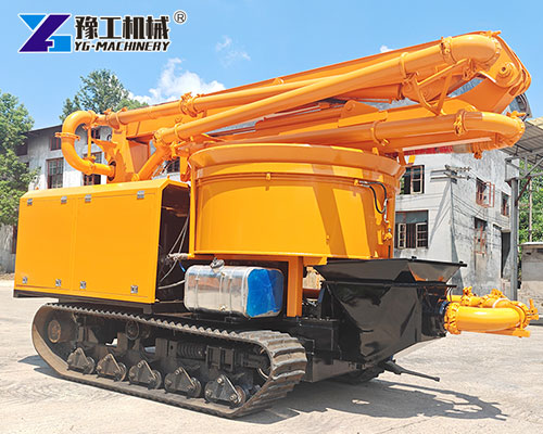Crawler Type Pan Mixer Pump Truck