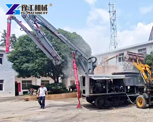 Crawler Type Pan Mixer Pump