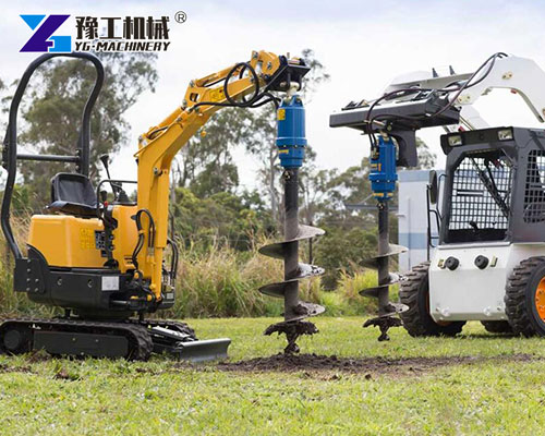 Excavator Auger Attachment