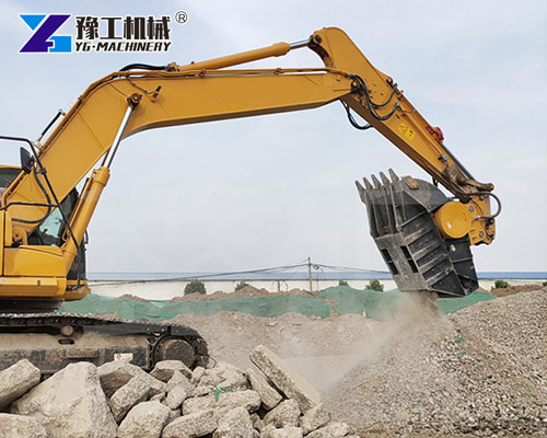 Excavator Crusher Bucket Manufacturer