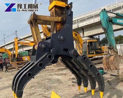 Excavator Log Grab