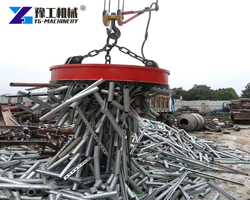 Excavator Mounted Magnet for Scrap Handling