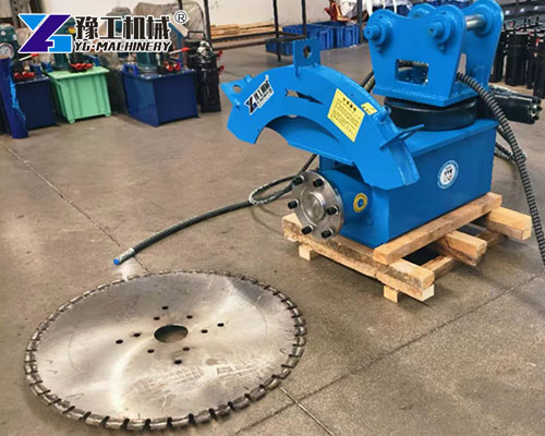 Excavator Rock Saw attachment