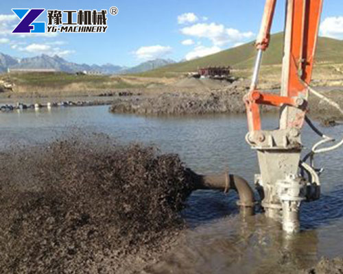 Excavator Sediment Transfer Pump