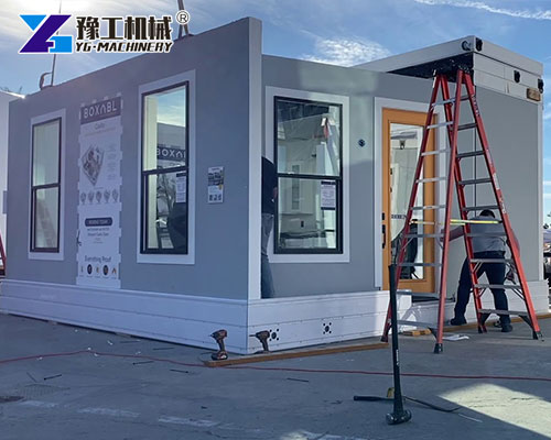 Foldable Prefab House Installation
