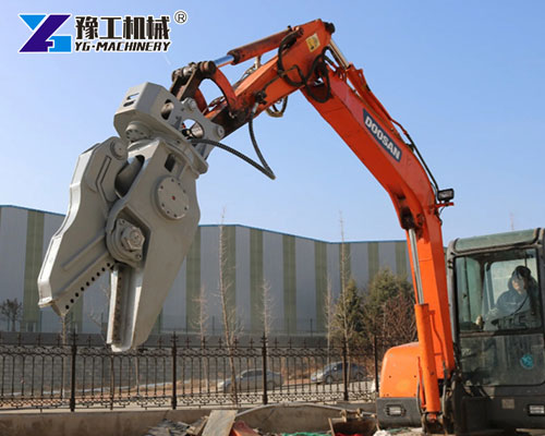 Hydraulic Shear for Excavator Attachment