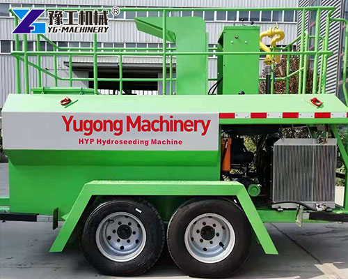 Hydroseeder Machine with Wheels