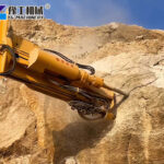 Integrated Hydraulic Rock Drill and Splitter Exported to Guatemala Integrated Drill and Splitting Machine