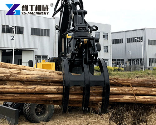 Log Grapple for Mini Excavator