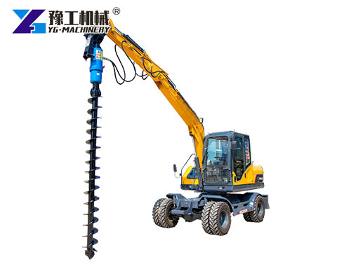 Mini Excavator Auger Attachment
