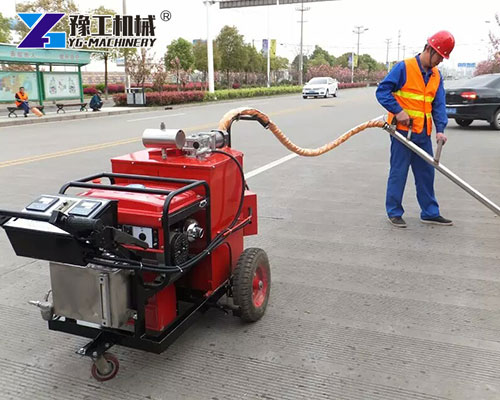 Pavement Crack Repair Machine Application