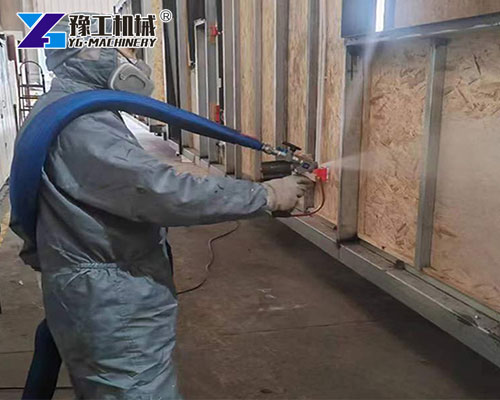 PU Spraying Machine Application