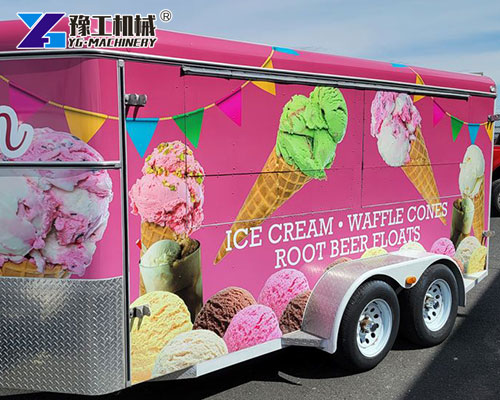 Soft Serve Ice Cream Trailer For Sale