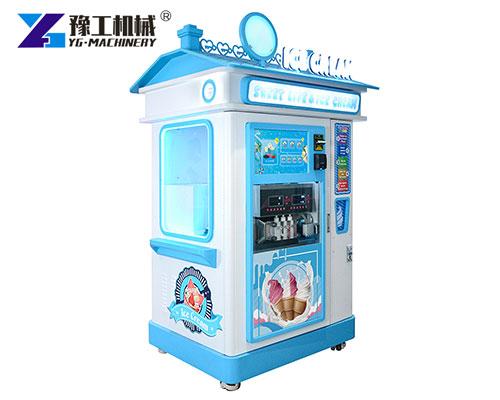 Three Flavors Ice Cream Vending Machine