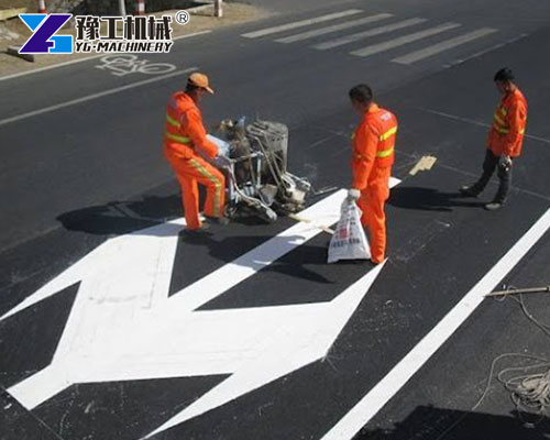 White Road Marking Paint Machine