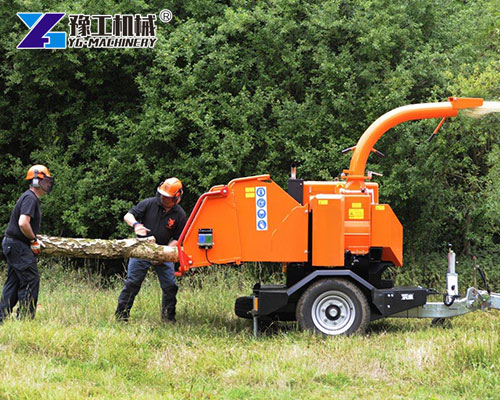 Wood Shredder Machine Work