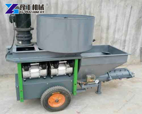 Continuous Mortar Mixing Spray Machine
