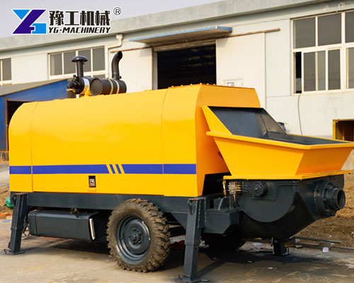 Diesel-Powered Trailer Concrete Pump