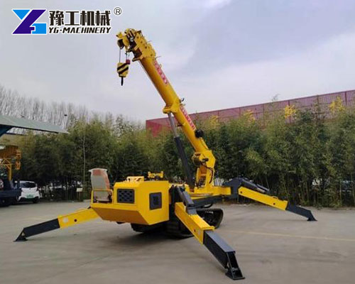 Diesel Spider Crane Operating