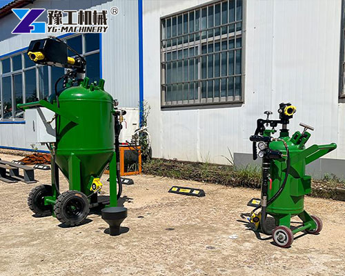 Dustless Blaster for Rust Removal