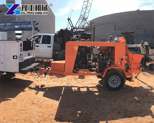Easy-Transport Concrete Pump Trailer