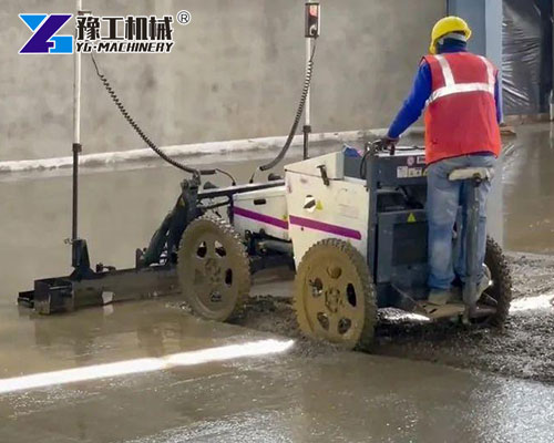 Hand-Guided Laser Screed