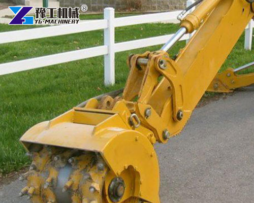 Hydraulic Planer Attachment Excavator