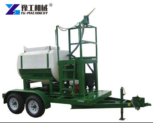 Hydroseeder Trailer with Spray Nozzles