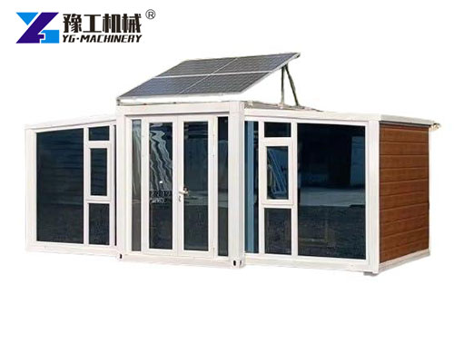 Innovative Foldable House with Solar Panels