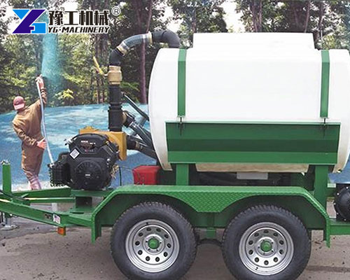 Mobile Hydroseeder Trailer Ready