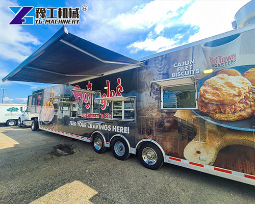 Multi-Zone Cooking Food Trailer