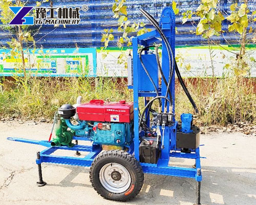 Portable 150M Deep Water Well Drilling Rig Machine