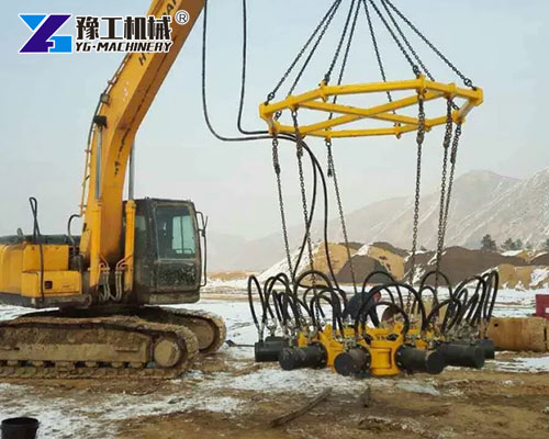 Powerful Hydraulic Pile Splitter