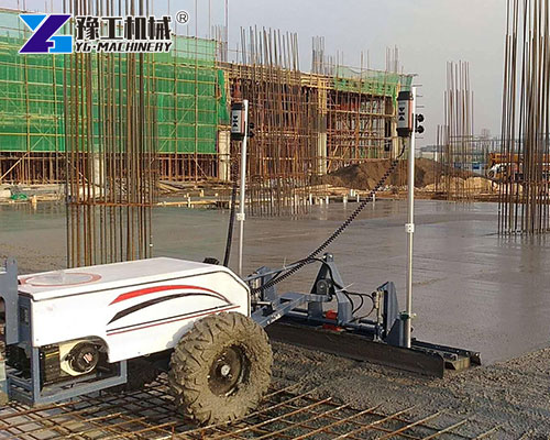 Remote-Controlled Concrete Laser Screed