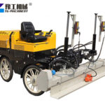 Ride-On Laser Screed Machine for Construction