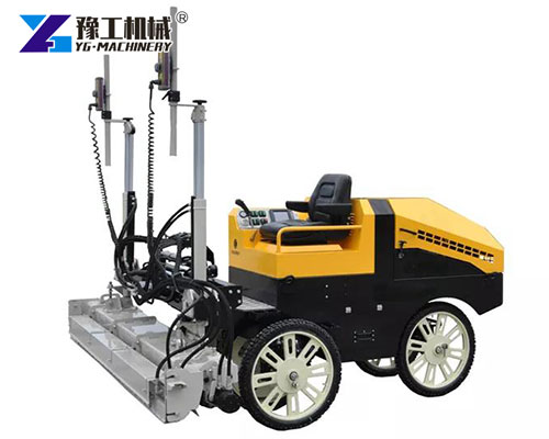 Ride-On Laser Screed Machine