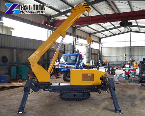 Spider Crane Construction Site