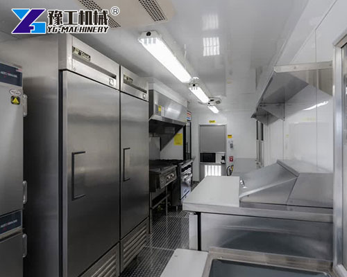 Stainless Steel Mobile Kitchen Trailer