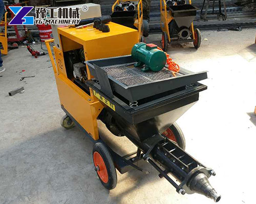 Stucco Sprayer With Large Hopper