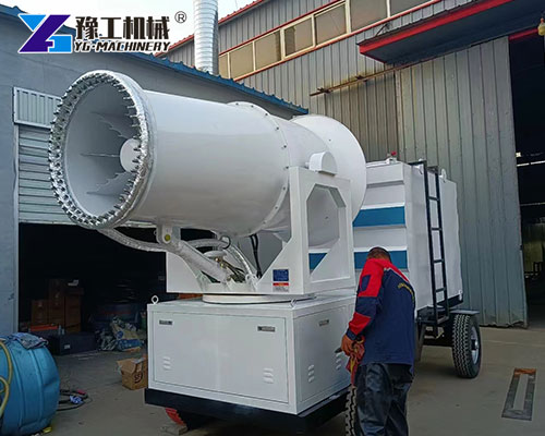 Arctic-grade dust control fog cannon