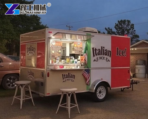 Branded Italian ice trailer for sale