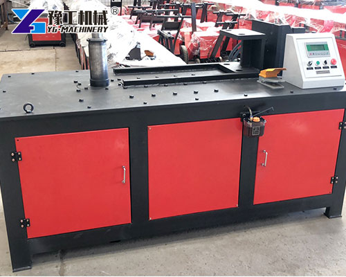 CNC pipe bender with digital control panel