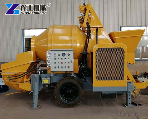 Compact Concrete Mixer Pump Truck